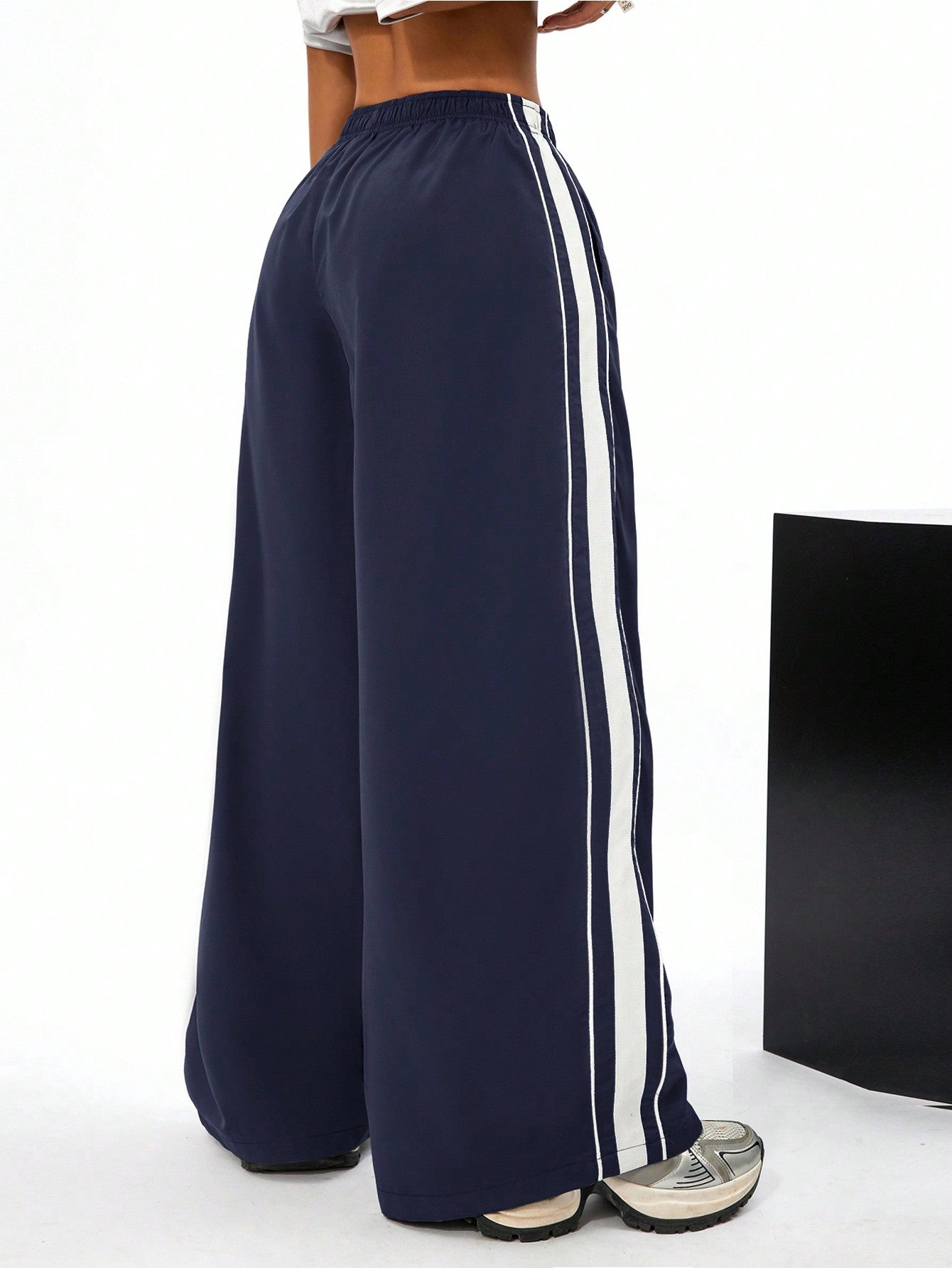 Coolane Women'S Spring/Summer Casual Sport Hip Hop Banded Texture Decoration Sweatpants